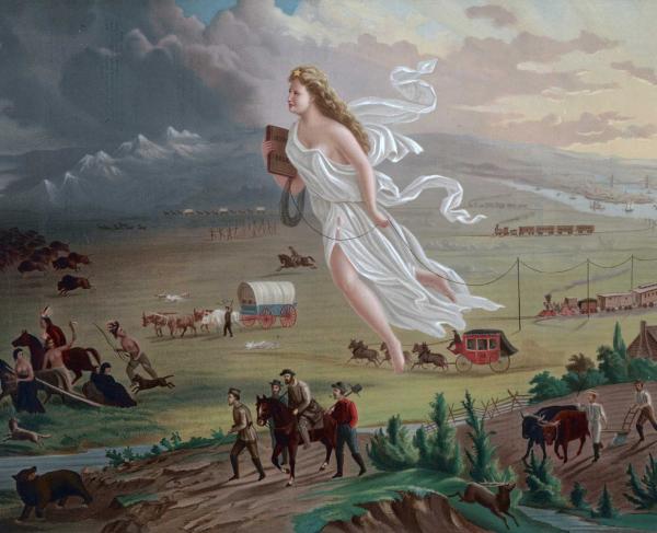 "American Progress" by John Gast, 1872