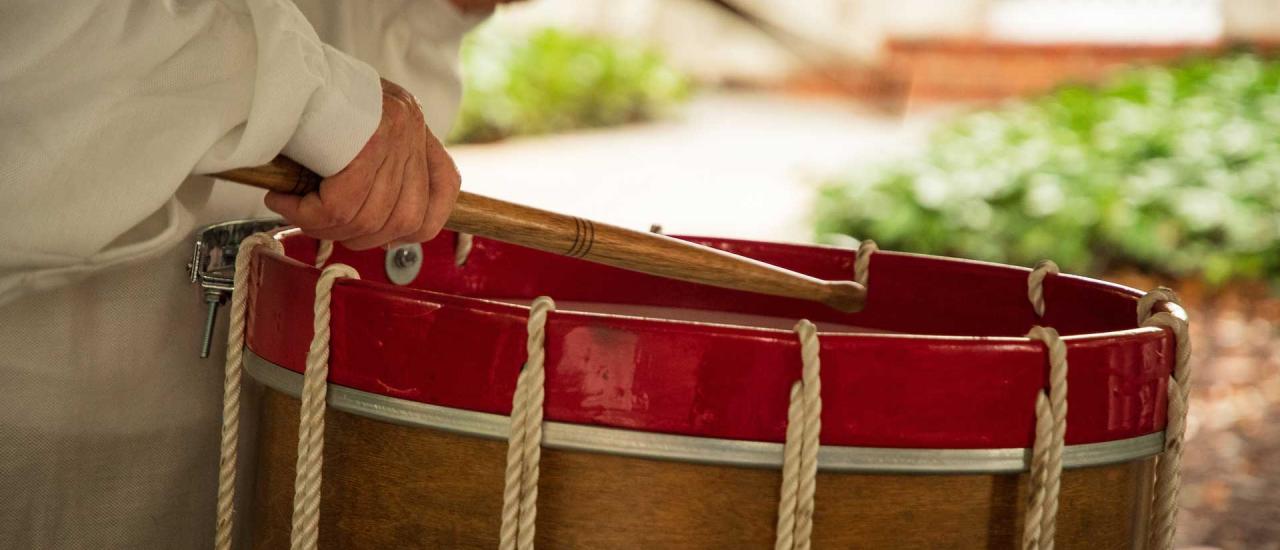 Revolutionary War drum