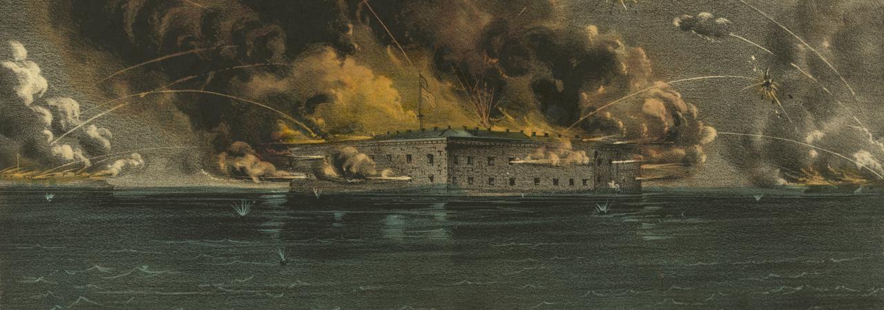 Bombardment of Fort Sumter, Charleston Harbor: 12th & 13th of April, 1861