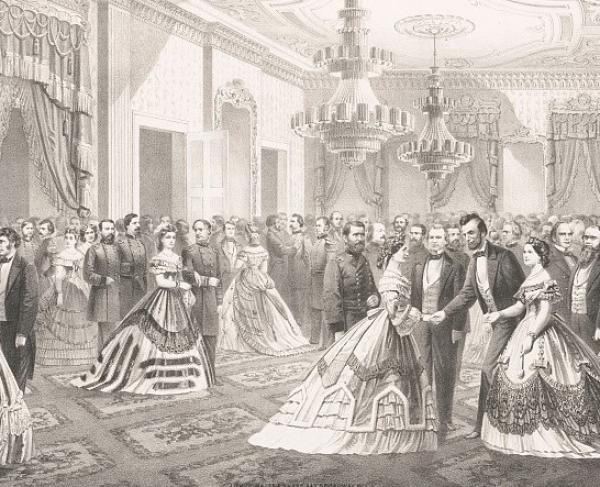 Reception at Lincoln's Second Inauguration