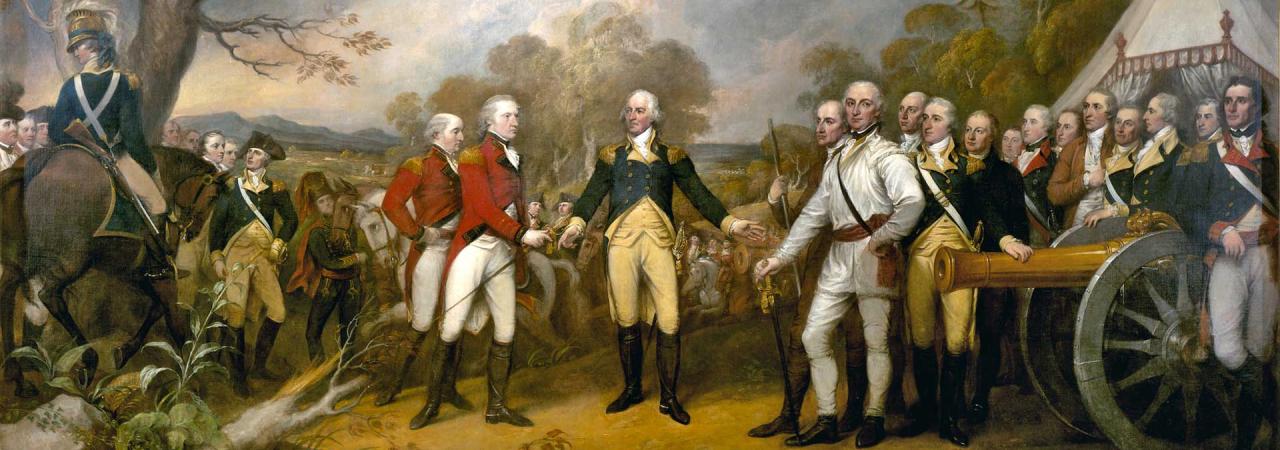 Surrender of General Burgoyne by John Trumbull